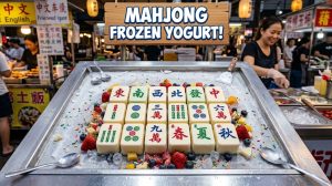 Interactive Mahjong Frozen Yogurt