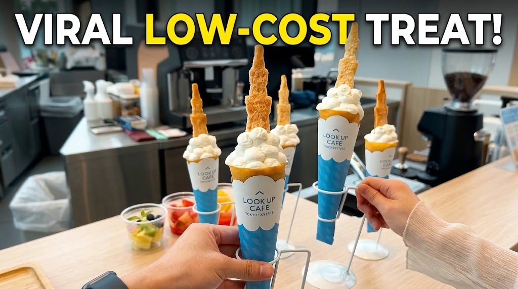 Viral Low-Cost Tokyo SkyTree Crepes