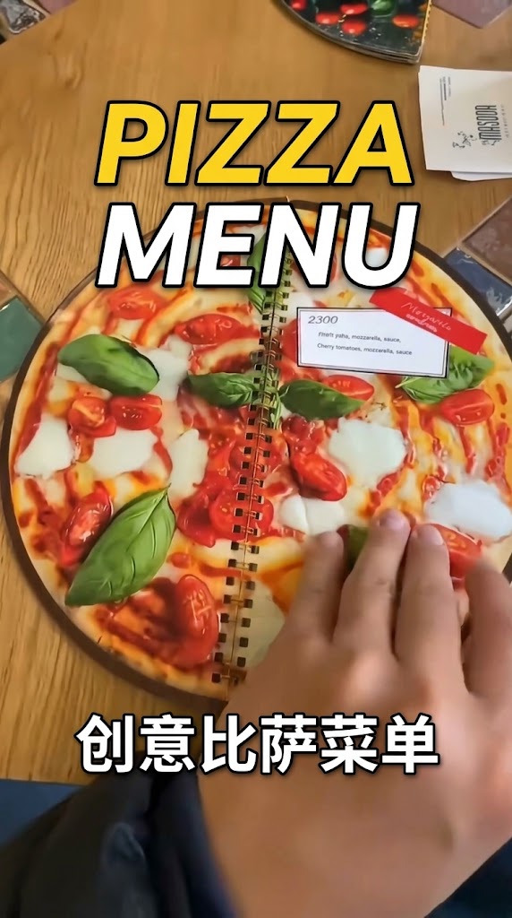 The Pizza Menu Concept Time Fibre