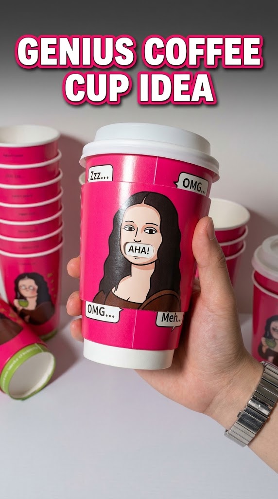 Creative Coffee Cup Design Time Fibre